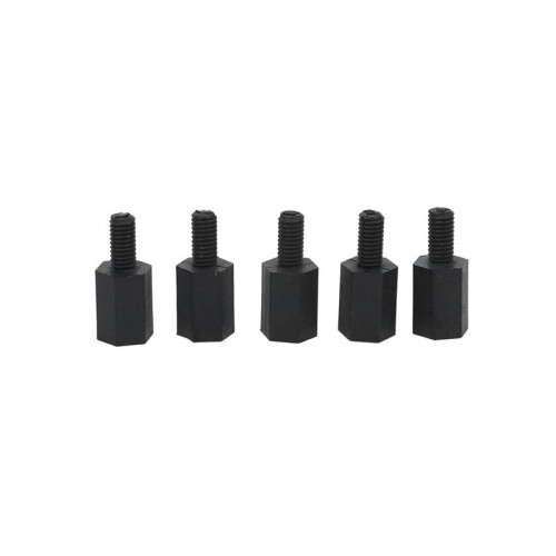 1000Pcs M3 Thread 8mm+6mm PCB Fixed Nylon Hex Standoff Spacer Pillar 1