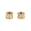 M3 x 3mm Female Thread Brass Knurled Threaded Insert Embedment Nuts 500PCS 4