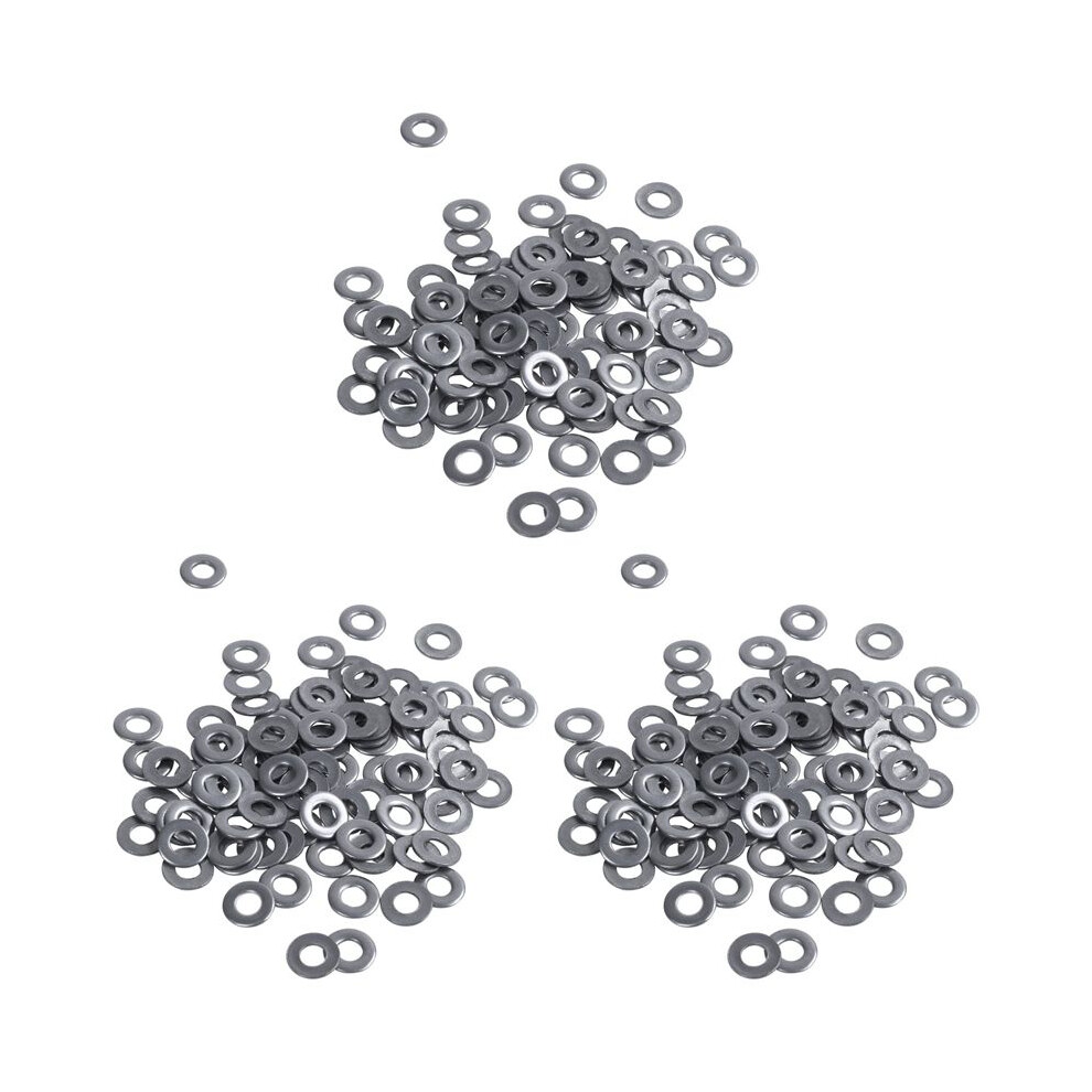 300Pcs M3 3 Mm Metric 304 Stainless Steel Flat Washer 6031969081636