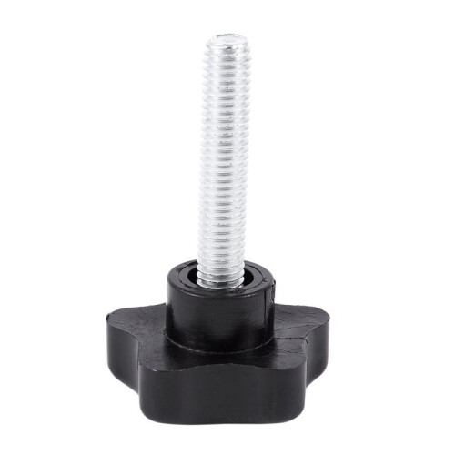 5pcs M8 x 40mm Screws Star  Wing Screw Clamp Knob Handle Black 1