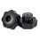 10 Pcs M10 Female Thread Nuts 50mm Plastic Star  Clamping Knob Grip 2
