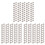 150Set M2X10mm Hex Socket  Knurled Cap Screws Bolts Nut 1