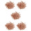 500 Pcs 5/64Inch x 25/64Inch Round  Copper Solid Rivets Fasteners 1