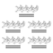 20-Paquet Connecteur de Support de Coin de Bout 3 Voies Série 3030,avec Vis pour Profilé D'Extrusion en Aluminium Fente T 8mm Norme