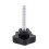 5pcs M8 x 40mm Screws Star  Wing Screw Clamp Knob Handle Black 5