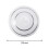 4 x Ceramic Door/Wardrobe/Cabinet/Cupboard Knob Handle Drawer White 6