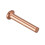 500 Pcs 5/64Inch x 25/64Inch Round  Copper Solid Rivets Fasteners 5