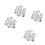 Plastic Toggle Spring Stop Single Hole String Cord Locks 40 Pcs 1