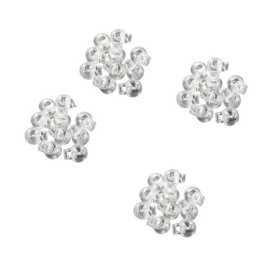 Plastic Toggle Spring Stop Single Hole String Cord Locks 40 Pcs