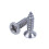 400X Stainless Steel Flat  Phillips Self-Tapping Screw 12X3mm Silver 3