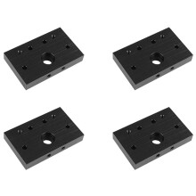 4X C-Träger Fläche Montage Platte Schraube End Fläche Befestigungs Platte Gravier Maschine CNC Zubehör Öffnen Quelle