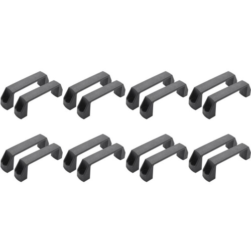 Cabinet Drawer Door Plastic Handle Pull Knob 120mm 4.7 Inch 16 Pcs