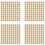 M3 x 3mm Female Thread Brass Knurled Threaded Insert Embedment Nuts 400PCS 1
