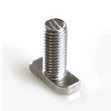 24Pcs T Slot Bolt Replacement,M10 x 25 Screws, A2-70 Rail Track Screws Track Nuts with 24 Flange Nut