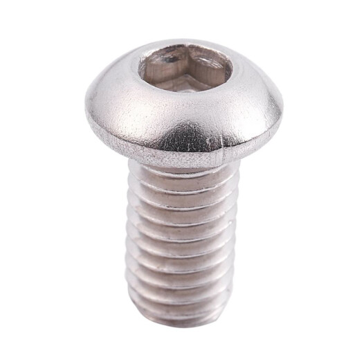 M6X12mm Stainless Steel Hex Socket Button  Screws 250 Pcs