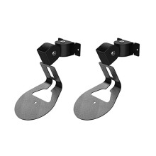 2X Wall Mount Bracket for Era 100, Wireless Speaker Space Saving Home Metal Wall Stand Holder, Black