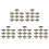 50Pcs Vintage Kitchen Cabinet Cupboard Dresser Door Drawer  Pull Handles Knobs (Antique Brass) 1