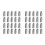 40 Pcs Thread Reducing Nuts, M8 Male to M6 Female Thread Screw Sleeve Bolt Conversion Nuts, Threaded Reducers Adapters 2