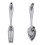 12 Pcs Silver Kitchen Cabinet Drawer Pull Handles Knobs (Knife Fork Spoon) 6