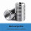 40 Pcs Thread Reducing Nuts, M8 Male to M6 Female Thread Screw Sleeve Bolt Conversion Nuts, Threaded Reducers Adapters 5