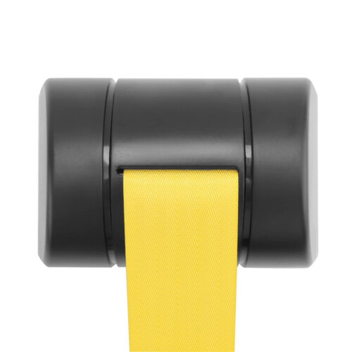 2pcs 16.4 Ft Magnetic Wall Mount Retractable Belt Barrier, Crowd Control Wall Barrier Fixed Safety Belt with ABS Case 1