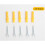 250PCS Seamless Nails Double-Headed Screw Solid Wood Baseboard Seamless Nails Foot  Special Nails Security Screws 7