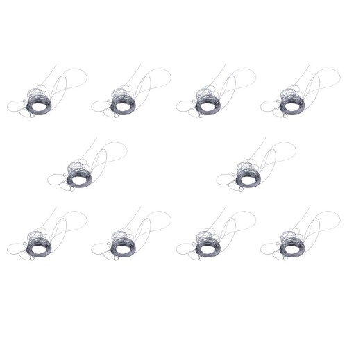 10X STAINLESS Steel Wire Rope Cable Rigging Extra, Length:15m Diameter:1.0mm