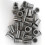 90Pcs M8 Rivet Nuts Stainless Steel Threaded Rivet Insert Nuts M8-1.25mm 5