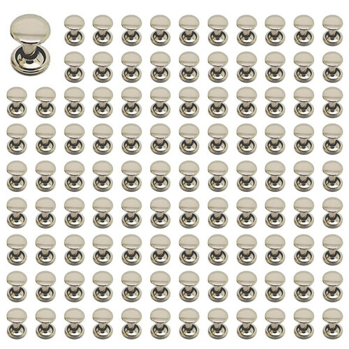 400pcs DIY Rivet Rivet Rivet Metal Board - Silver