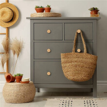 20 SZTUK Drewniane Uchwyty Buk Rattan GałKi Szuflady Uchwyt Meblowy Szafka Kuchenna Klamka Dresser CiąGnie, 30 mm