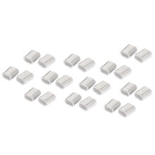 2.5mm Single Hole Wire Rope Aluminum Sleeves Clip Cable Crimps 600pcs