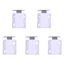 5X White Push to Open Magnetic Door Drawer Cabinet Catch Touch