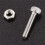 150Set M2X10mm Hex Socket  Knurled Cap Screws Bolts Nut 6