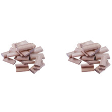 200 PièCes de Connecteurs de Chevilles en Bois Domino de 10 Mm, Bouchons en Bois de HêTre, Connecteurs D'ÉPissure de Meubles en Bois