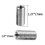 40 Pcs Thread Reducing Nuts, M8 Male to M6 Female Thread Screw Sleeve Bolt Conversion Nuts, Threaded Reducers Adapters 7