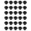30 Pieces Black Star Grip Knobs, Female Thread Diameter 8mm,  Diameter 40mm 1