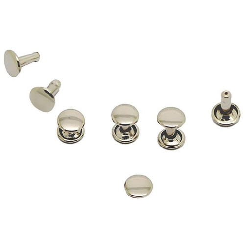 400pcs DIY Rivet Rivet Rivet Metal Board - Silver 1