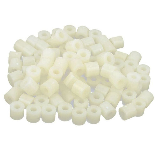 Plastic Cylinder Spacer Washer 7mm X 3.2mm X 6mm 500 Pcs Ivory 2