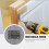 Rectangle Folding Closet Cabinet Door Hinge Hardware 1.5inch 80 Pcs 5