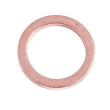 30Pcs 12mm X 17mm X 1.5mm Copper Crush Washer Flat Gasket Fitting