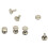 400St DIY Nit Nit Nit MetallbräDa - Silver 4
