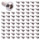 M6x12mm Stainless Steel Hex Socket Button  Screws 500 Pcs 1