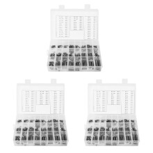 840Pcs Stainless Steel Slotted Spring Pin Assortment Kit, Split Spring Dowel Tension Roll Pins with Box
