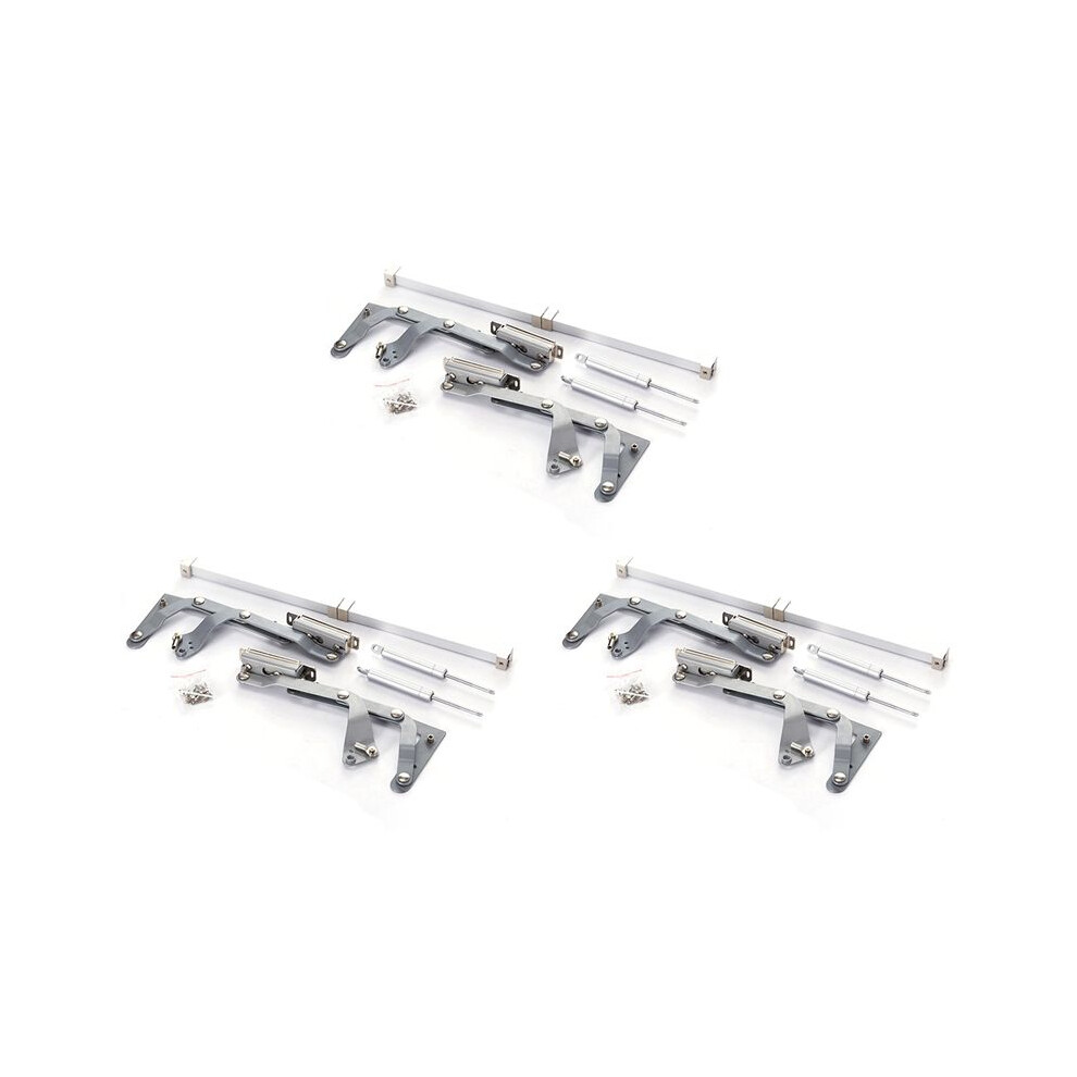 3X Air Operated Hinge The Vertical Lift,Translational Pneumatic Turning Bracket,Home Furniture Hardware,Fittings 6033381190330