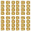800Pcs M3 Thread Knurled Brass Threaded Heat Set Heat Resistant Insert Embedment Nut,M3X5X4,for 3D Printer Voron 2.4 Etc 2