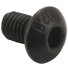 M5x8mm Button Hex Socket Cap Screw Bolt Black 300 Pcs