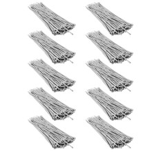 1000Pcs Chain Link Fence Ties,Multi-Purpose Self-Locking Stainless Steel Zip Ties for Outdoor Garden