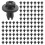 250pcs 6mm Plastic Push Type Rivet Bumper Pin Clips 1