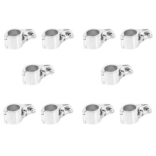 10X 25Mm Fitting Boat Bimini Top Hinged Jaw Slide Marine Hardware 316 Stainless Steel with 2 Screws Easy Install
