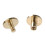 200x Arc Solid Brass Button Stud Screw Nail Screw Back Leather Rivet Belt 6mm 2